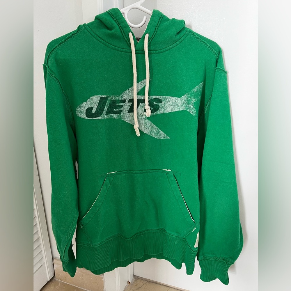 Mens Jets Retro Sport Hoodie